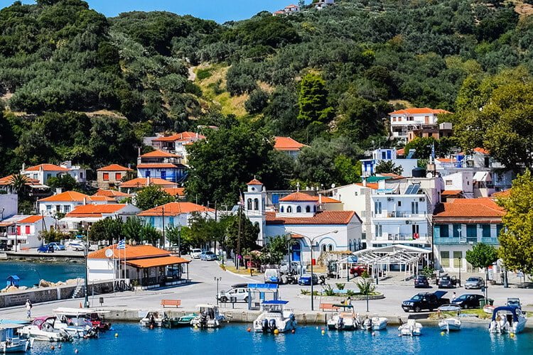 Loutraki, Greece Waterfront