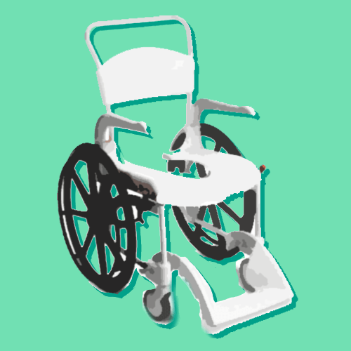 Shower Commode Wheelchair