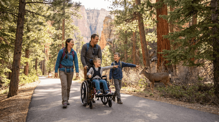 15 Best Disability Travel Blogs The 2026 Ultimate Guide Section 5 Family Hiking 768x429 